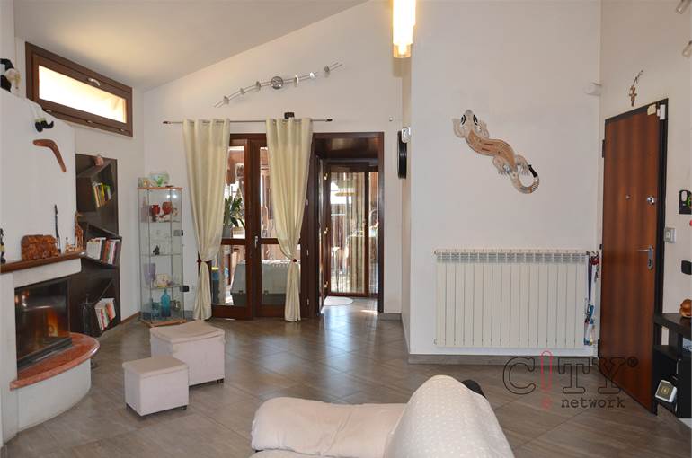 Soggiorno con camino