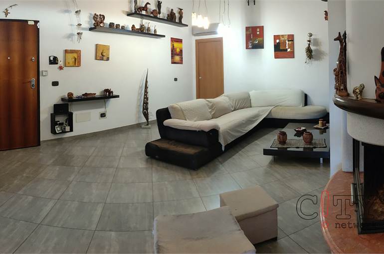 Soggiorno con camino