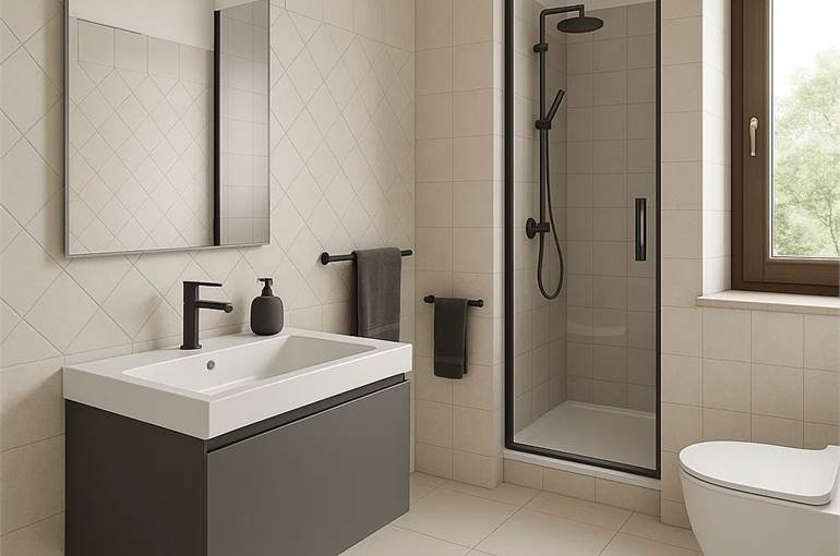 Render idea possibile arredo bagno