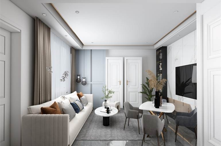 Render possibili arredi zona living