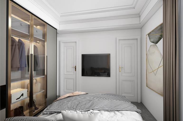 Render possibili arredi zona notte