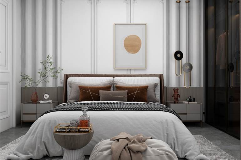 Render possibili arredi zona notte