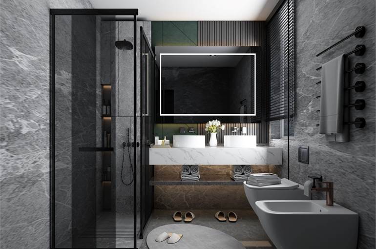 Render possibili arredi bagno