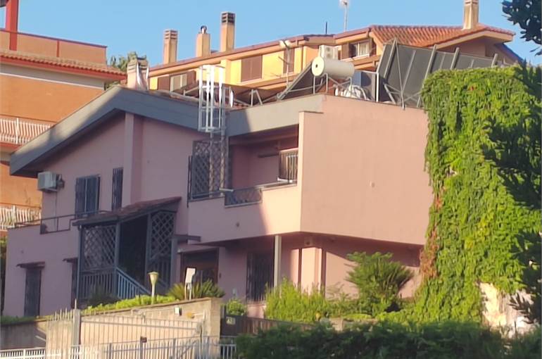 Facciata esterna villa