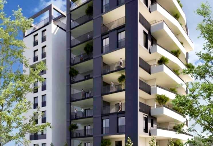 Render facciata palazzina 