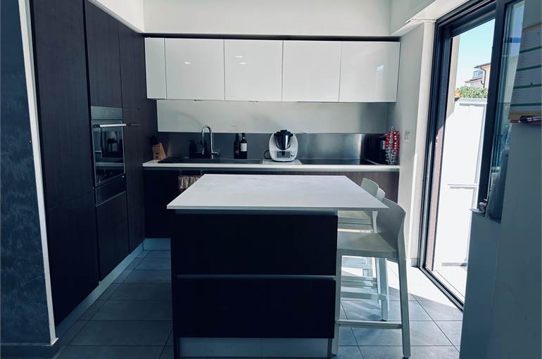 Cucina a vista abitabile