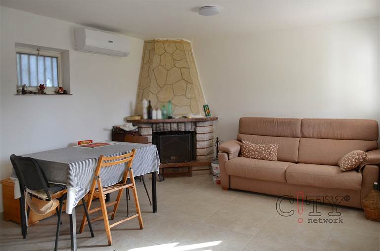 Soggiorno - notte con camino