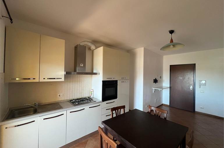 Soggiorno con cucina a vista 