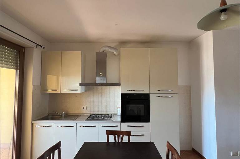 Soggiorno con cucina a vista 