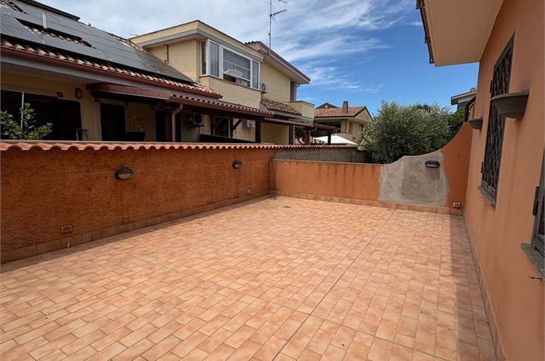 Terrazza privata piano terra 