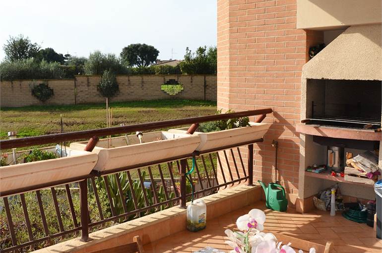 Terrazza vivibile con barbecue