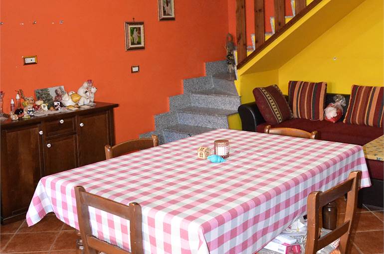 Soggiorno con cucina a  vista