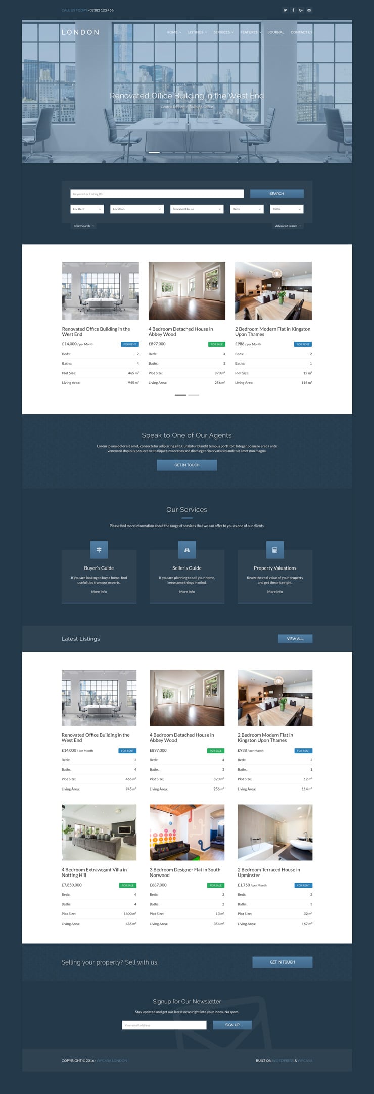 Blue color scheme