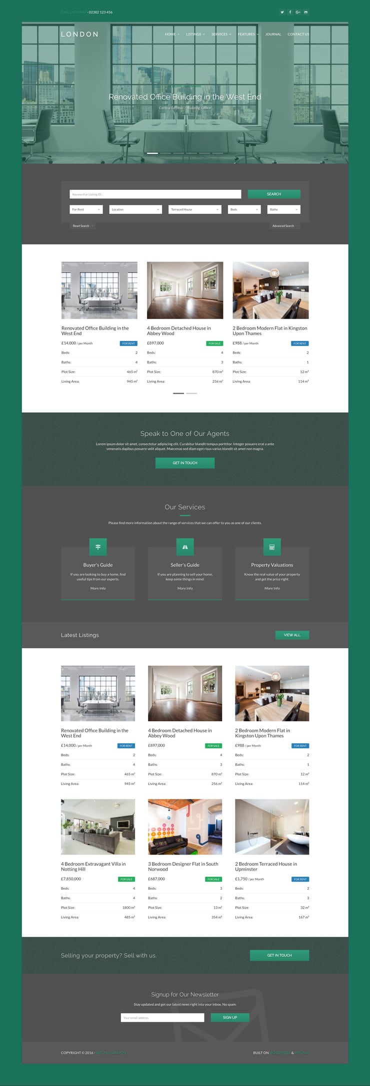Green color scheme